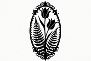 Elegant Floral Frame Set, an Illustration by BIPLOB EXPERT (Thumbnail 4 of 9)