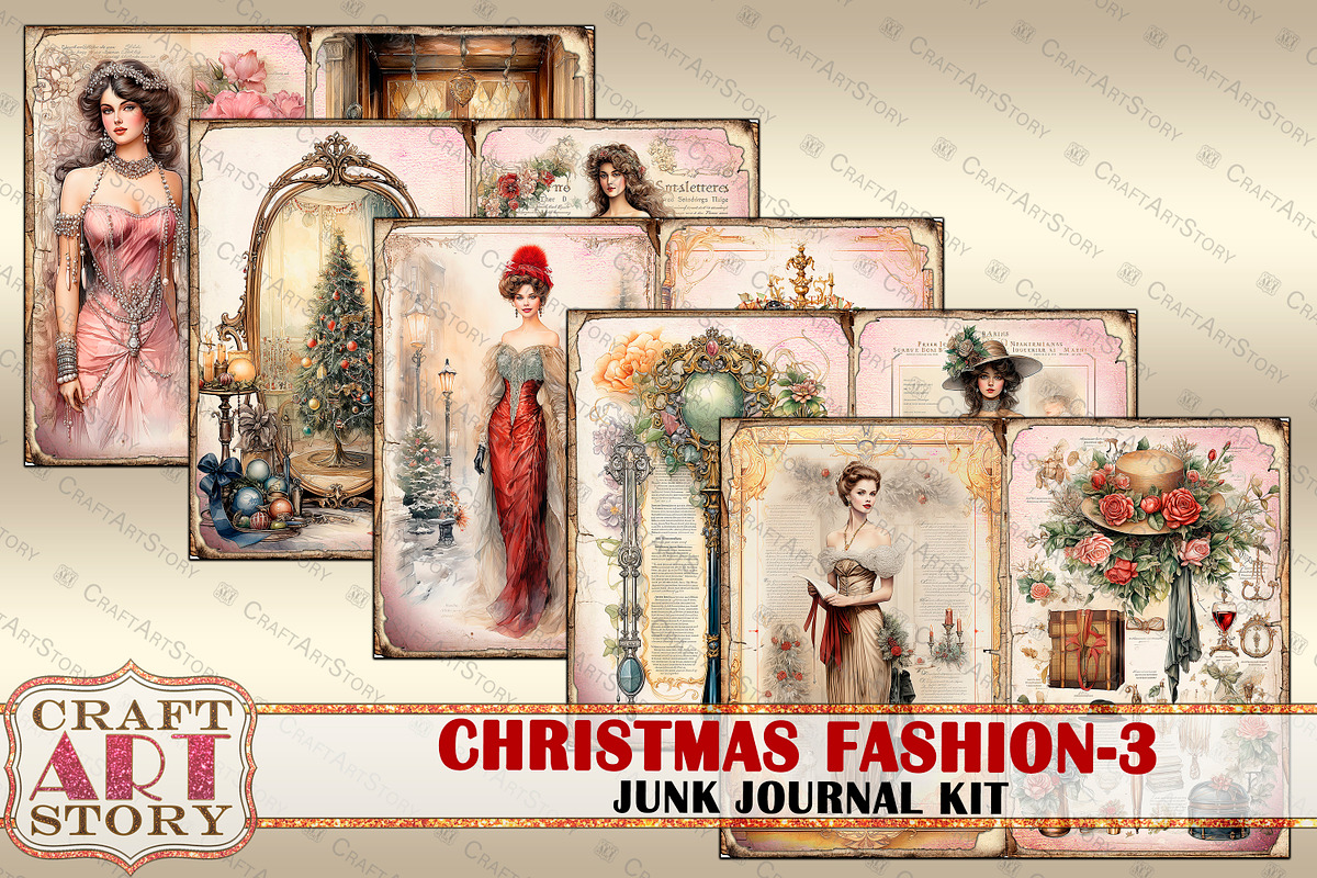 Christmas Fashion-3, a Person Illustration by CraftArtStory (Photo 4 of 7)