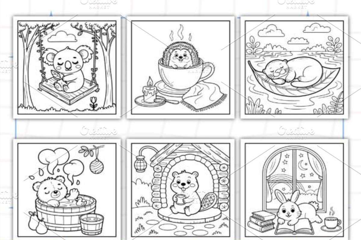 Bold and Easy Cozy Animals, an Animal Illustration by Design Station (Photo 9 of 9)