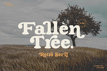 Fallen Tree | Retro Serif