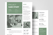 Project Case Study Template, a Flyer Template by Niofix (Thumbnail 1 of 6)