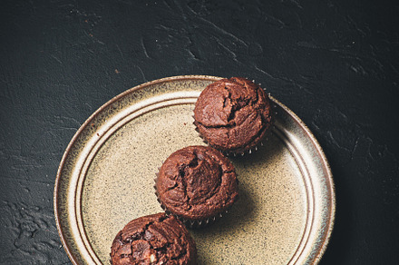 Chocolate Muffins, a Food & Drink Photo by Vladimir Kazimirov