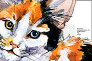 Pedigree Cats Watercolor Set, an Animal Illustration by FineArt (Thumbnail 8 of 9)