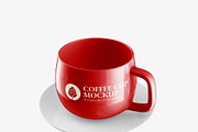 Ceramic Coffee Cup Mockup, an Advertising Mockup by OneVectorStock (Thumbnail 8 of 16)