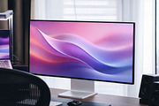 Abstract Gradient Waves 5K Wallpaper, a Wallpaper Graphic by Pulsecolor (Thumbnail 4 of 4)