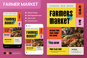 Farmer Market Flyer Set, a Flyer Template by Annora Studio (Thumbnail 1 of 6)