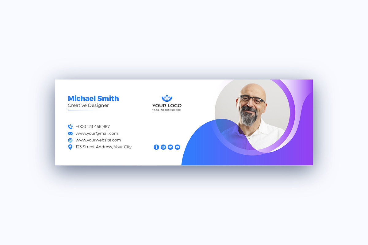 Email Signature Template, an Email Template by Mk_Studio (Photo 4 of 7)