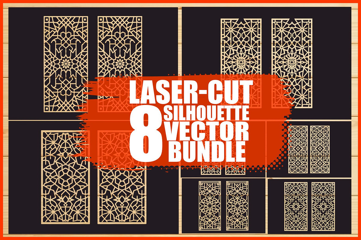 Ornamental Laser Cut Silhouettes, an Illustration by BIPLOB EXPERT (Photo 1 of 9)