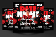 Valentines Day Date Night Flyer, a Flyer Template by RTXdesinger99 (Thumbnail 1 of 3)