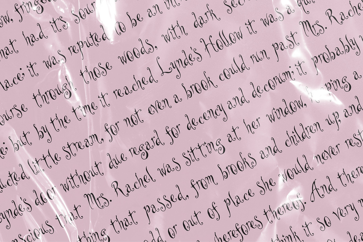 Swoonspun Swirly Display Font, a Handwritten Font by The October Creative (Photo 4 of 8)
