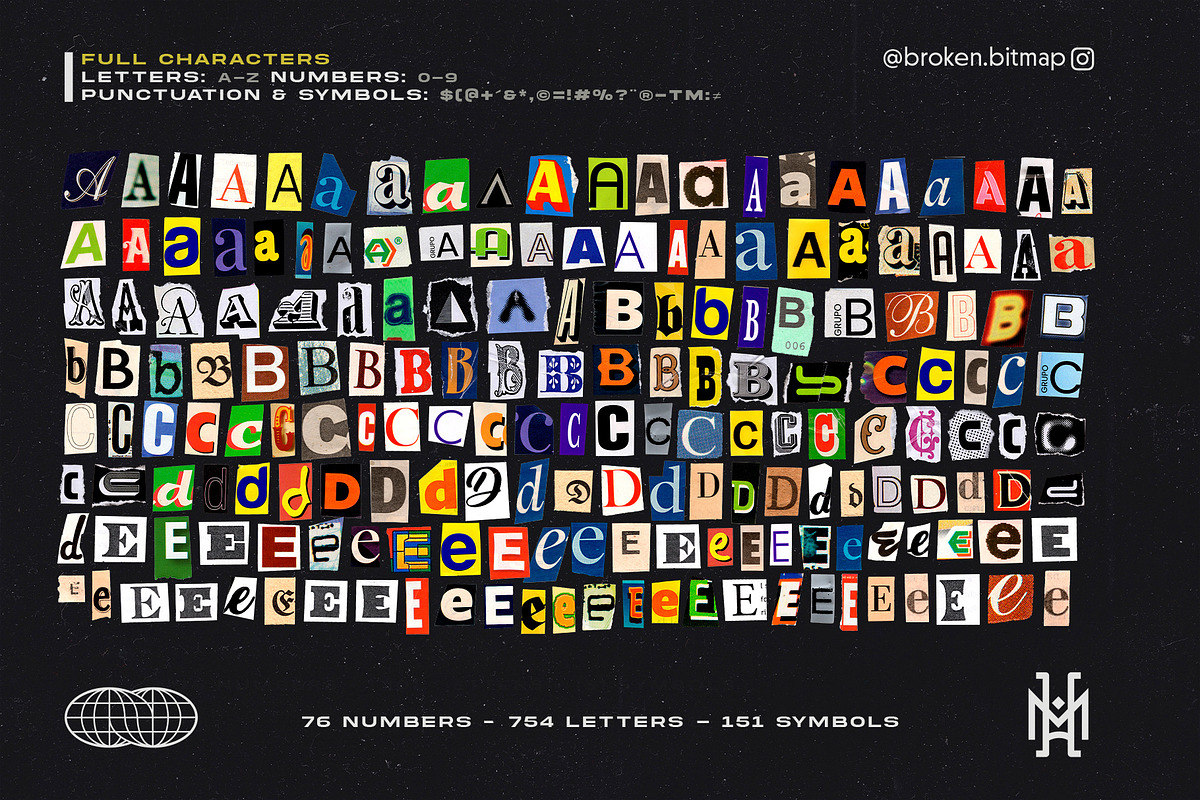 Ransom Letter PNG Asset Pack - 3GB, a Graphic by Broken Bitmap