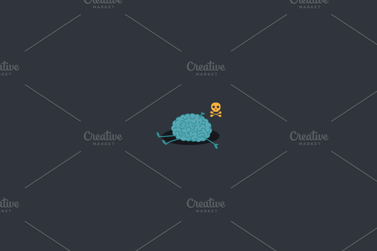 Brain character big set, a Person Illustration by Beatriz Gascón (Photo 3 of 4)