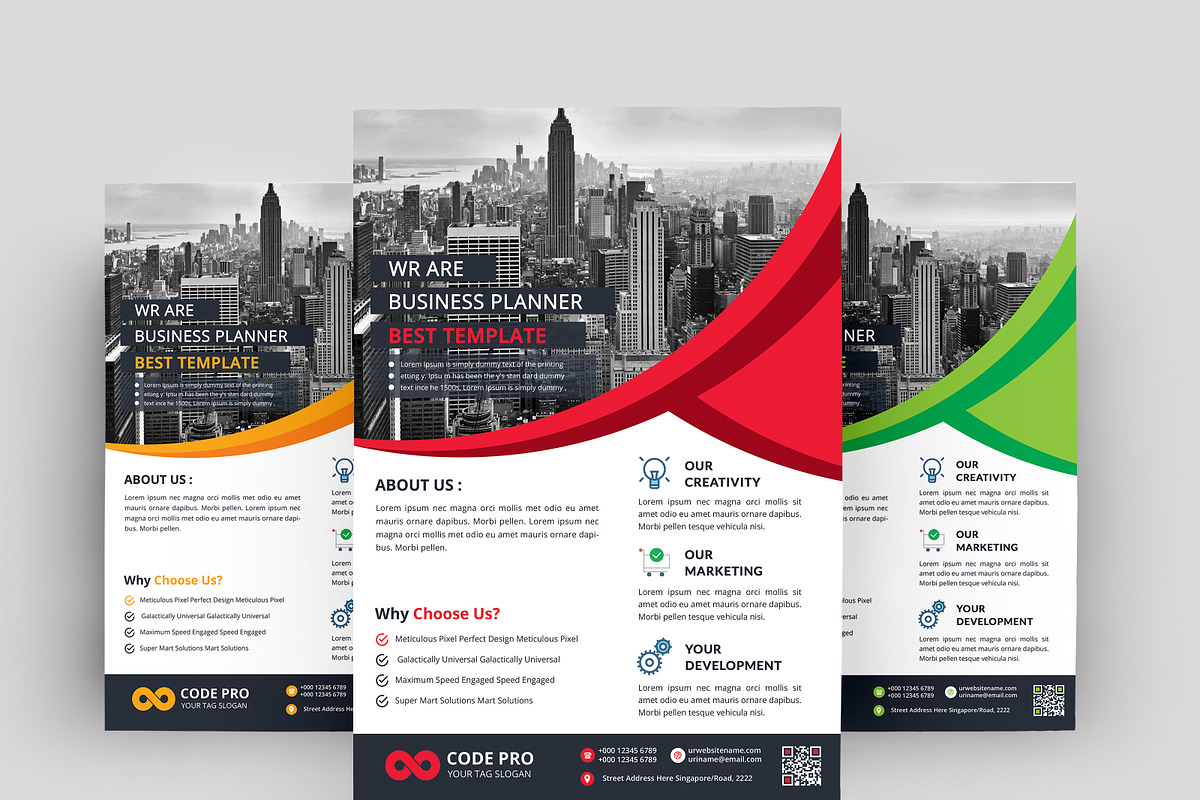 Flyers, a Flyer Template by Genereux Art