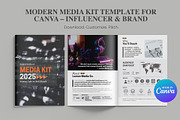 Modern Media Kit Template for Canva, a Brochure Template by Oshin Design (Thumbnail 1 of 7)