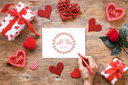 Hand Drawn Watercolor Set LOVE, an Illustration by Marge Art (Thumbnail 4 of 4)