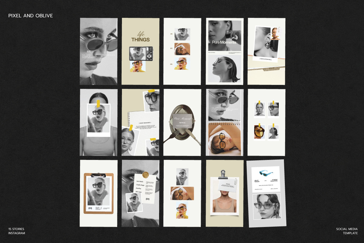 PURE / Stories Social Media KIT, a Social Media Template by Pixel And Oblivé (Photo 6 of 6)