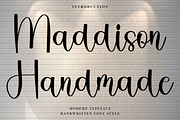 Maddison Handmade, a Handwritten Font by FreshTypeINK (Thumbnail 1 of 8)