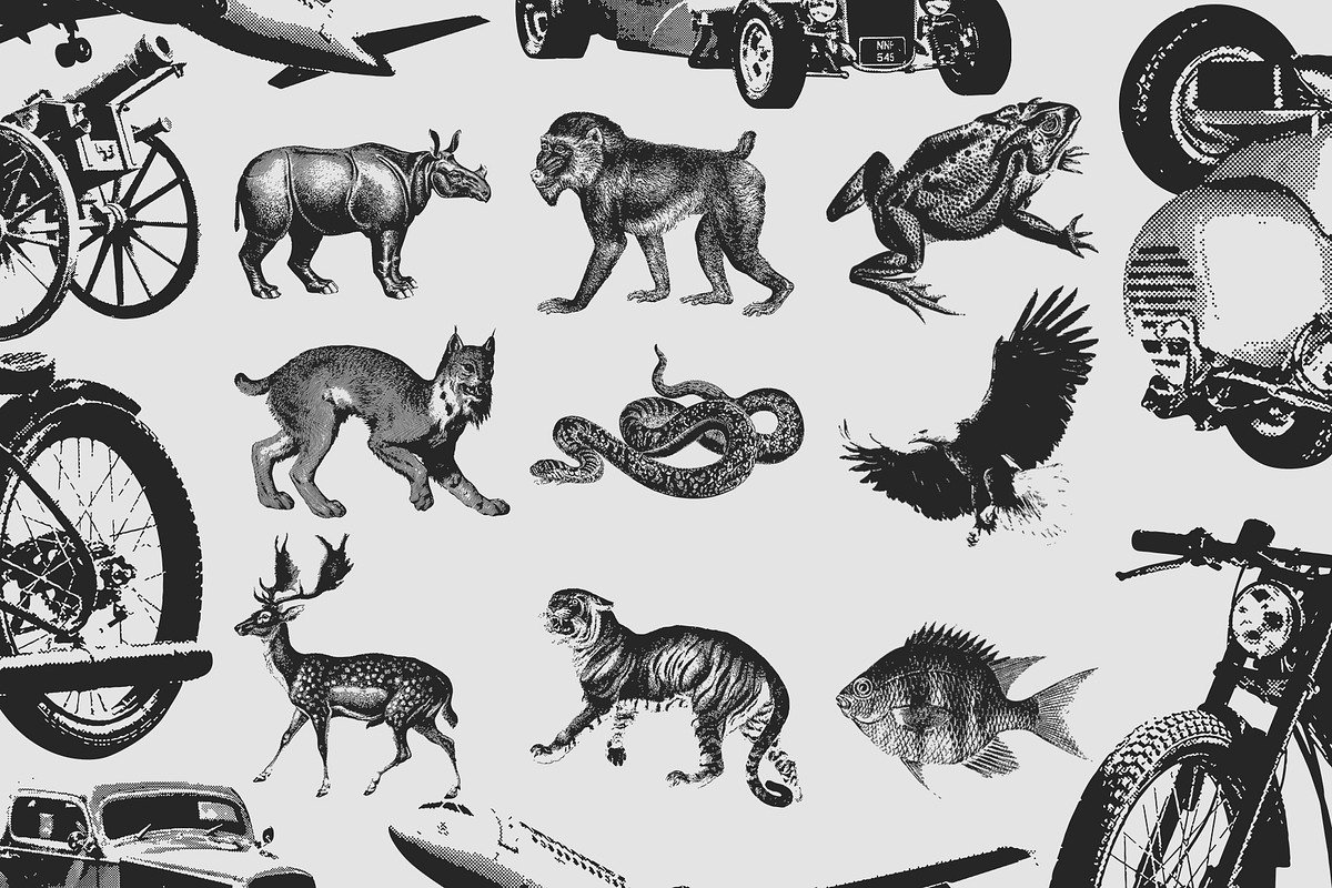 90+ Vintage Graphic Assets, an Object Graphic by Irhasalfahad (Photo 5 of 5)