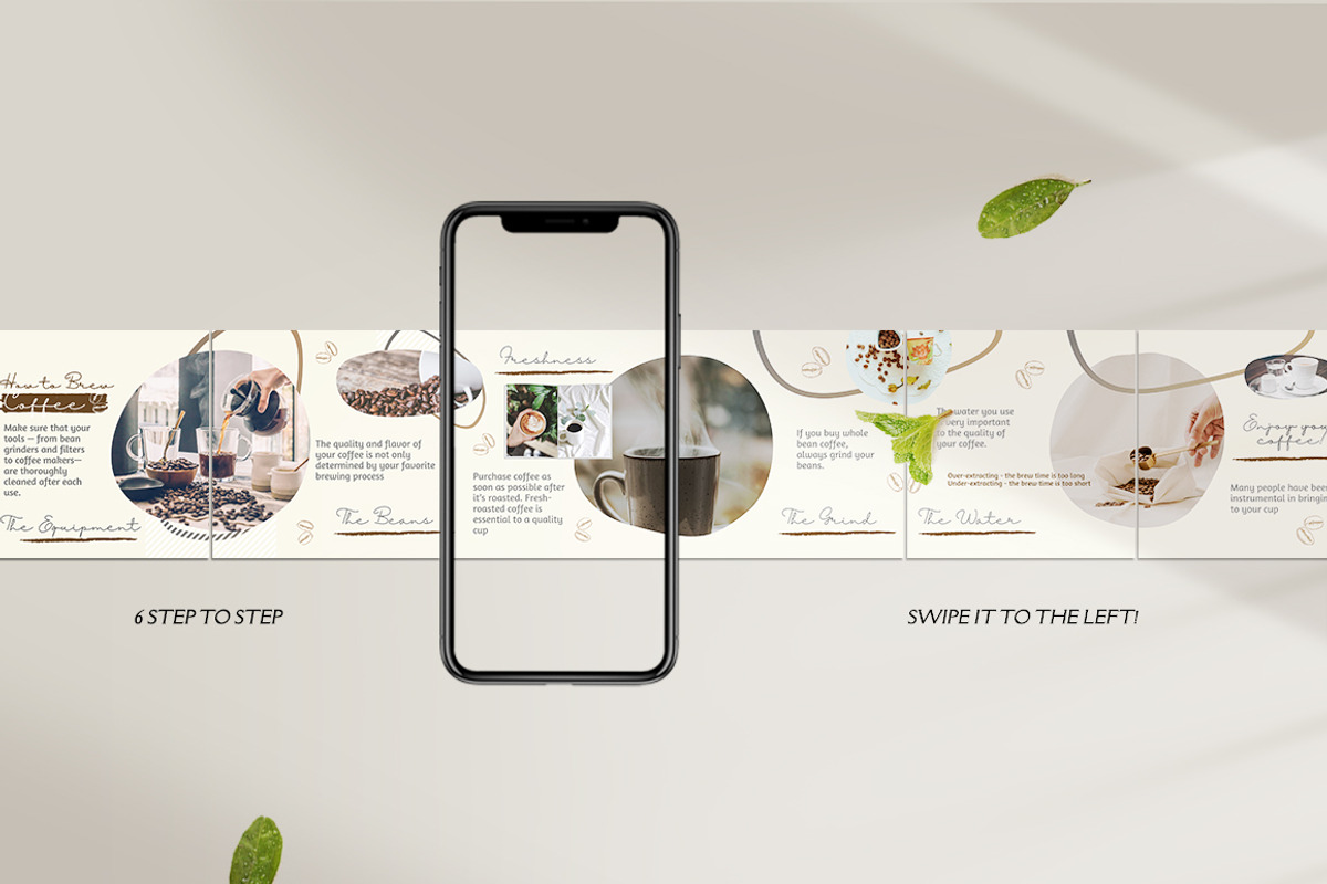 Food Instagram Set CANVA, a Social Media Template by goodesign (Photo 7 of 8)