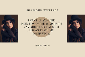 The Glamoure Serif Font