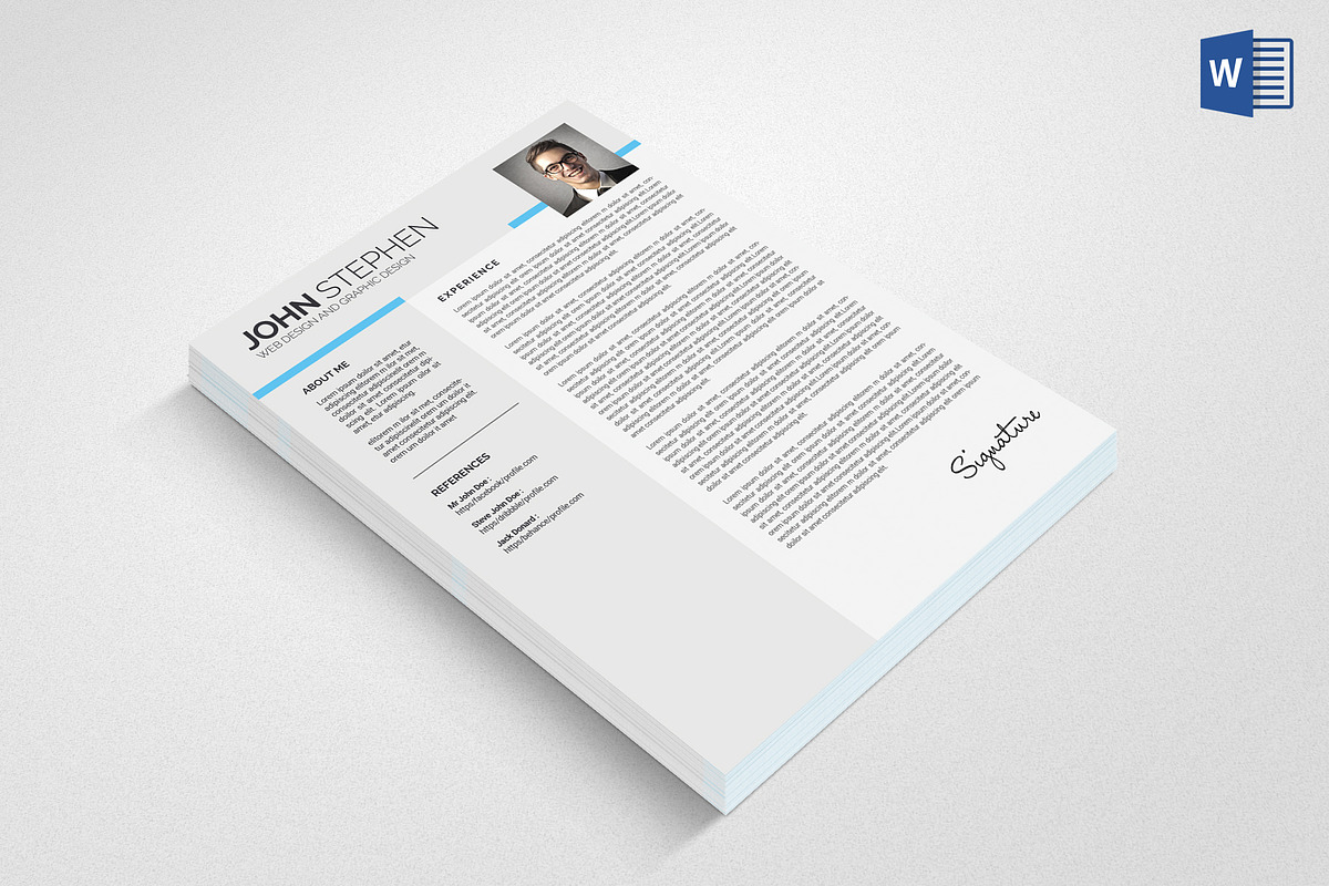 Resume CV, a Resume Template by graphicforest (Photo 5 of 5)
