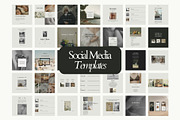 Femme Fatale Social Media Templates, a Social Media Template by Rational Mood (Thumbnail 1 of 6)