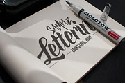 Lettering & Drawing Mockup Set, a Books & Magazine Mockup by AwesomeMockups (Thumbnail 3 of 5)