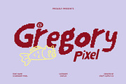 CS Gregory Pixel, a Sans Serif Font by Craft Supply Co. (Thumbnail 1 of 8)