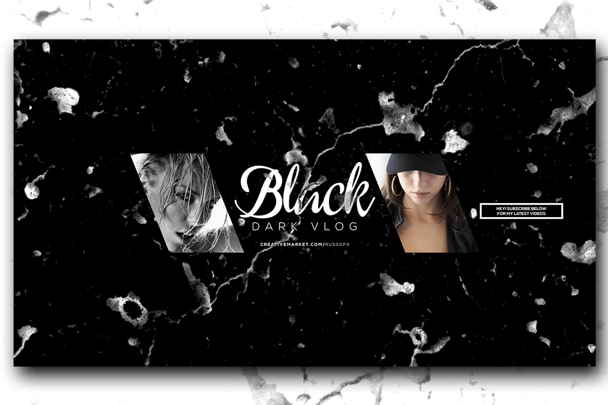 10 Youtube Channel Art Banners vol.4, a Social Media Template by RussGFX (Photo 5 of 17)