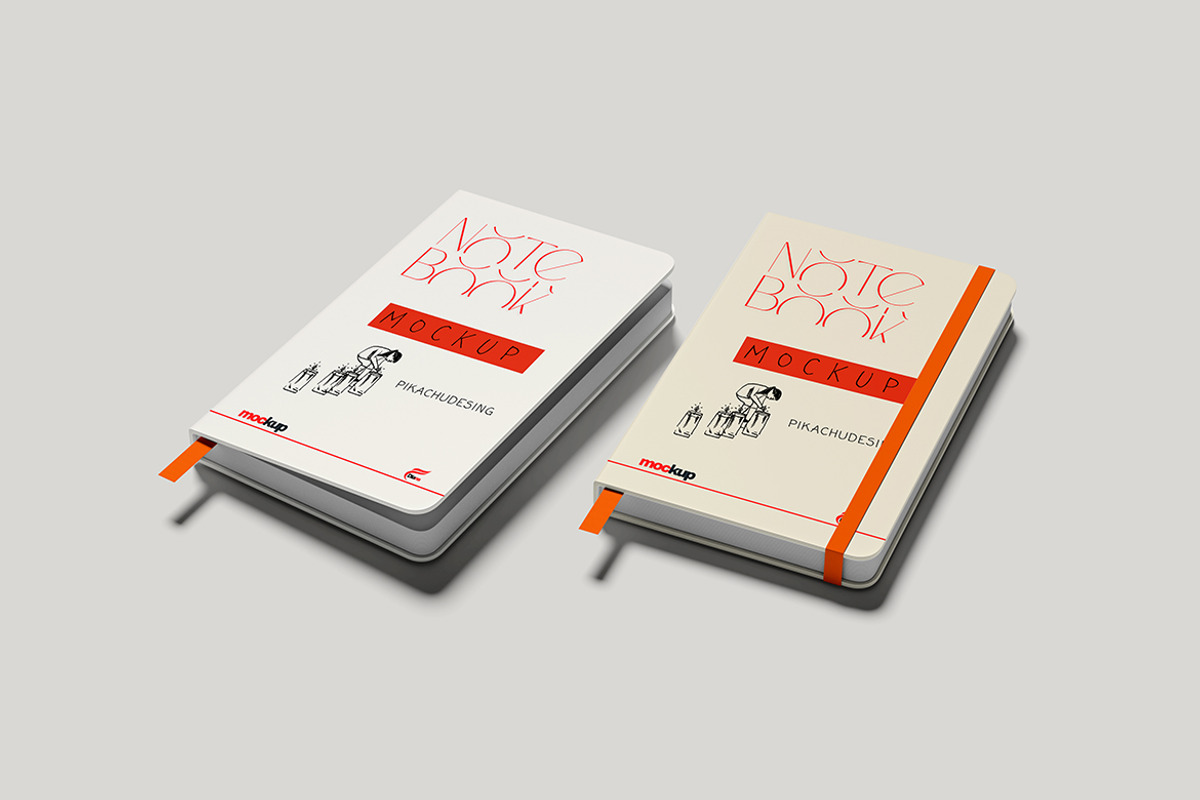 Notebook Mockup For Brand, a Books & Magazine Mockup by Pikachudesign (Photo 5 of 5)