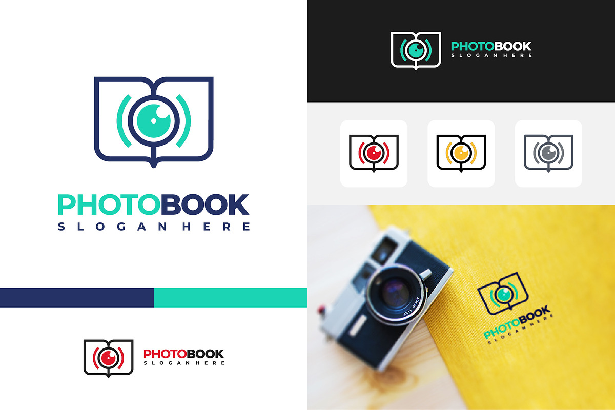 Set of Photo Album Logo Template, a Branding & Logo Template by Lucky Creative (Photo 4 of 5)