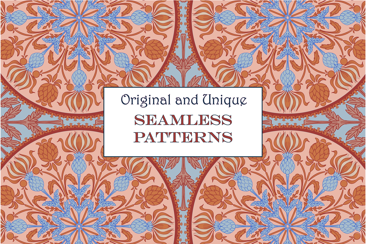 Autumn Boho Patterns Thistle Flowers, a Pattern Graphic by RachelStudio (Photo 3 of 10)