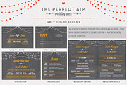 Perfect Aim Wedding Pack, an Invitation Template by Every Tuesday (Thumbnail 4 of 5)