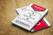 Corporate Business Card CM0040, a Business Card Template by annozio (Thumbnail 3 of 4)