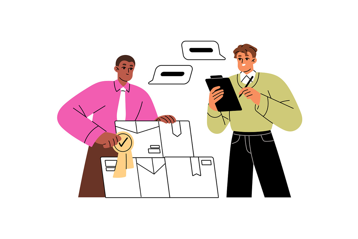 Business people working concept set, a Person Illustration by PaperTrident (Photo 2 of 13)
