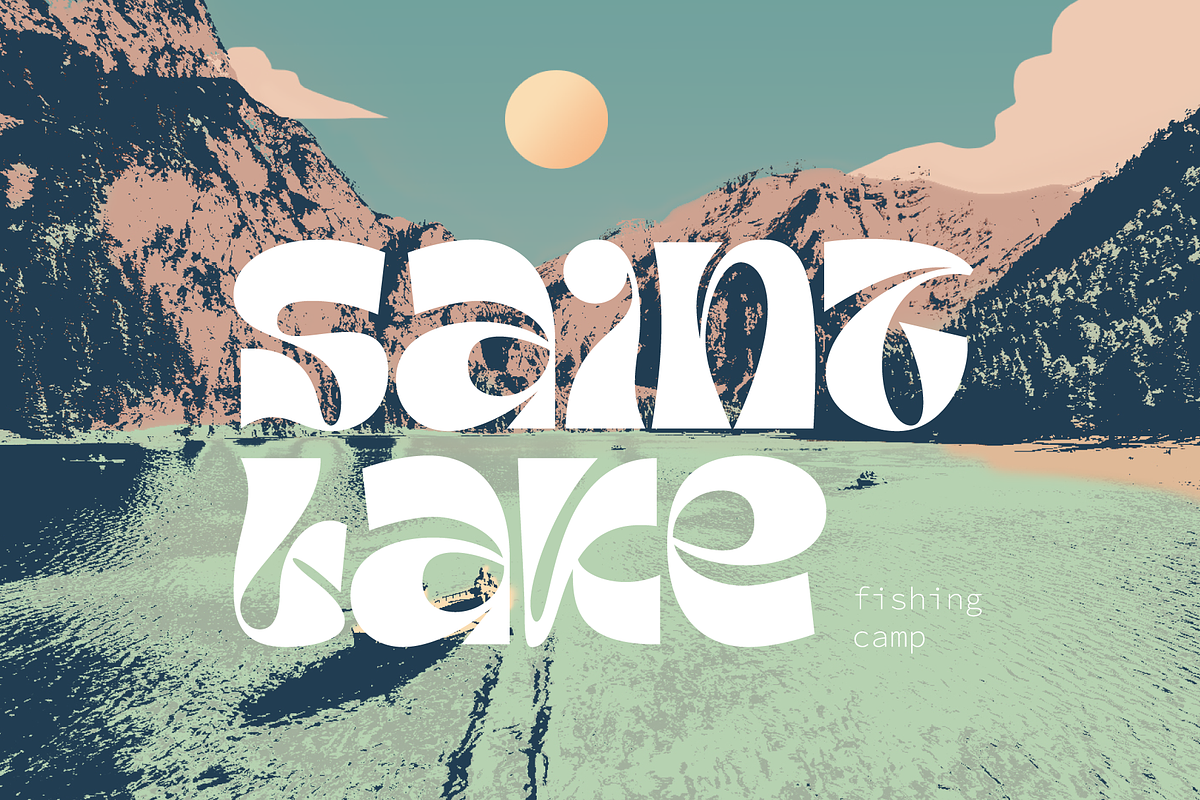 TANAMERA | Psychedelic Font, a Sans Serif Font by Jolicia Type (Photo 4 of 11)