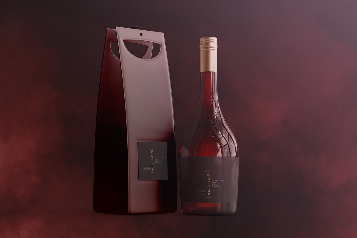 Red Wine Mockup Set, a Product Mockup by PSD Market (Photo 4 of 17)