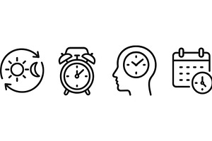Vector illustration line icons, an Object Illustration by ZinetroN