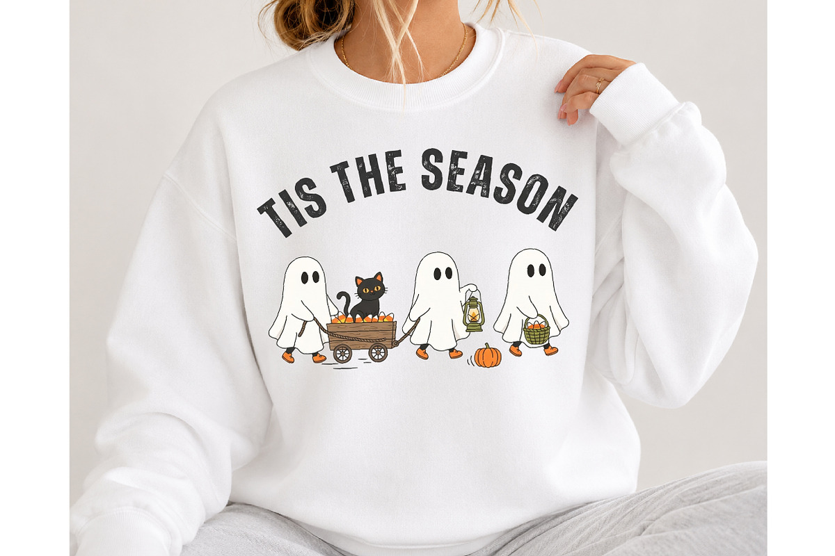 Tis the Season Ghost PNG, a Seasonal Illustration by DreamCafeArt (Photo 4 of 7)