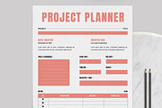 Project Planner Template, a Stationery Template by MightyDesign (Thumbnail 2 of 8)