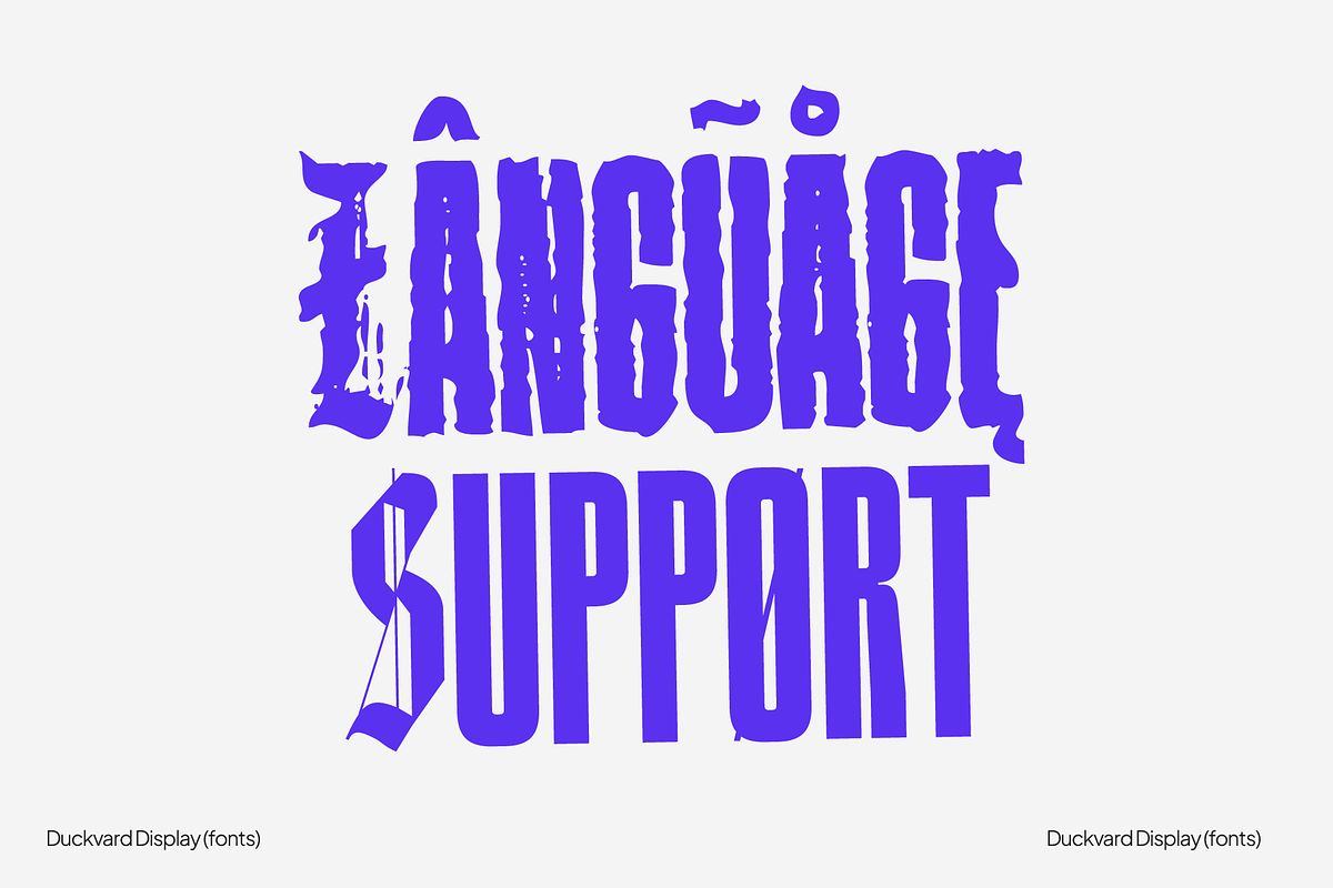 Duckvard | Blackletter Sans Display, a Blackletter Font by Jolicia Type (Photo 9 of 13)