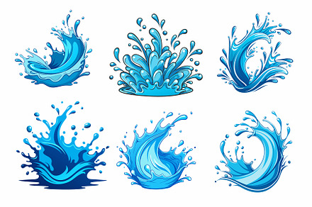 Water Spalash vector illustration, an Object Graphic by Billah Hub