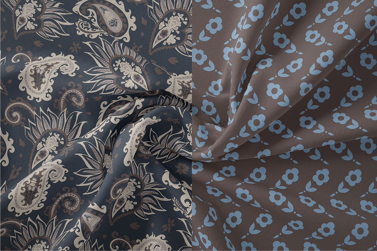 Damask seamless patterns, a Pattern Graphic by Sonulkaster (Photo 7 of 18)