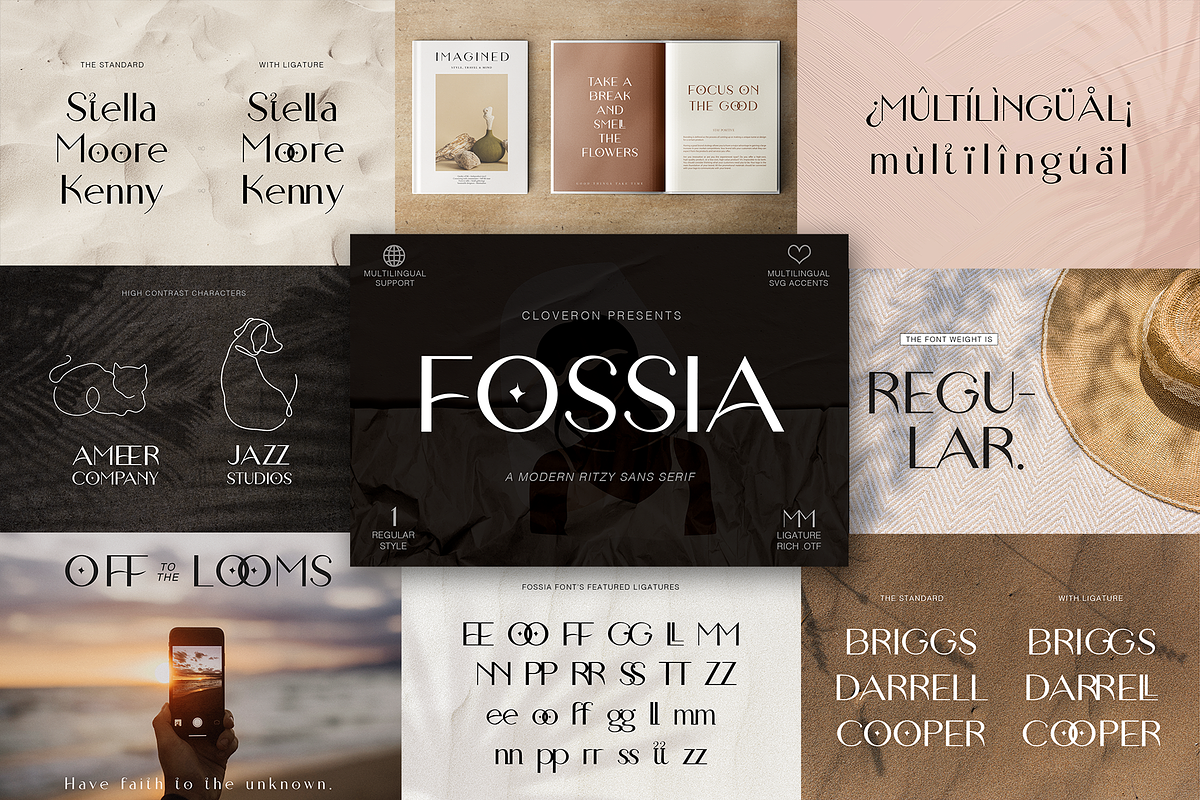 Modern Font Bundle SALE by Cloverons, a Sans Serif Font by Cloverons (Photo 3 of 11)