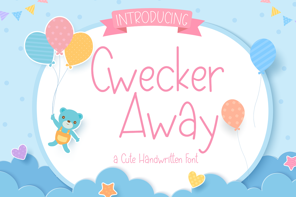 Cwecker Away - Absonstype, a Handwritten Font by Absonstype (Photo 1 of 5)