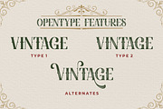 Vintage Binary - Display Typeface Fo, a Blackletter Font by PutraCetol Studio (Thumbnail 5 of 12)