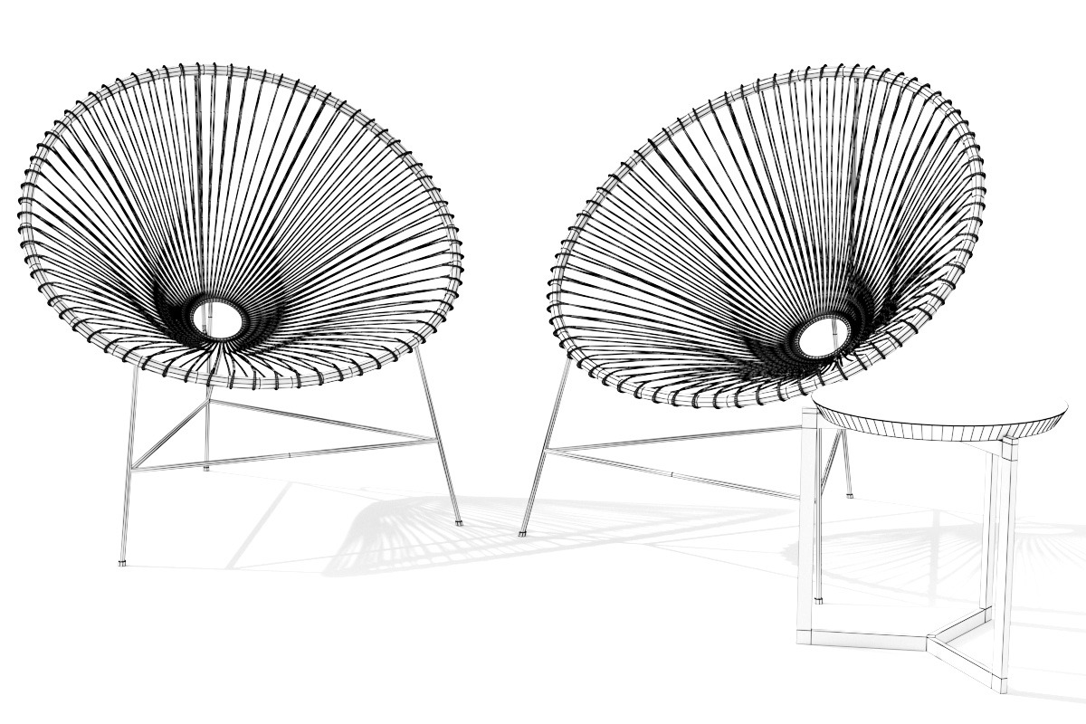 Balcony D - Steel Outdoor, a Furniture 3D Model by 3DCargo (Photo 5 of 7)