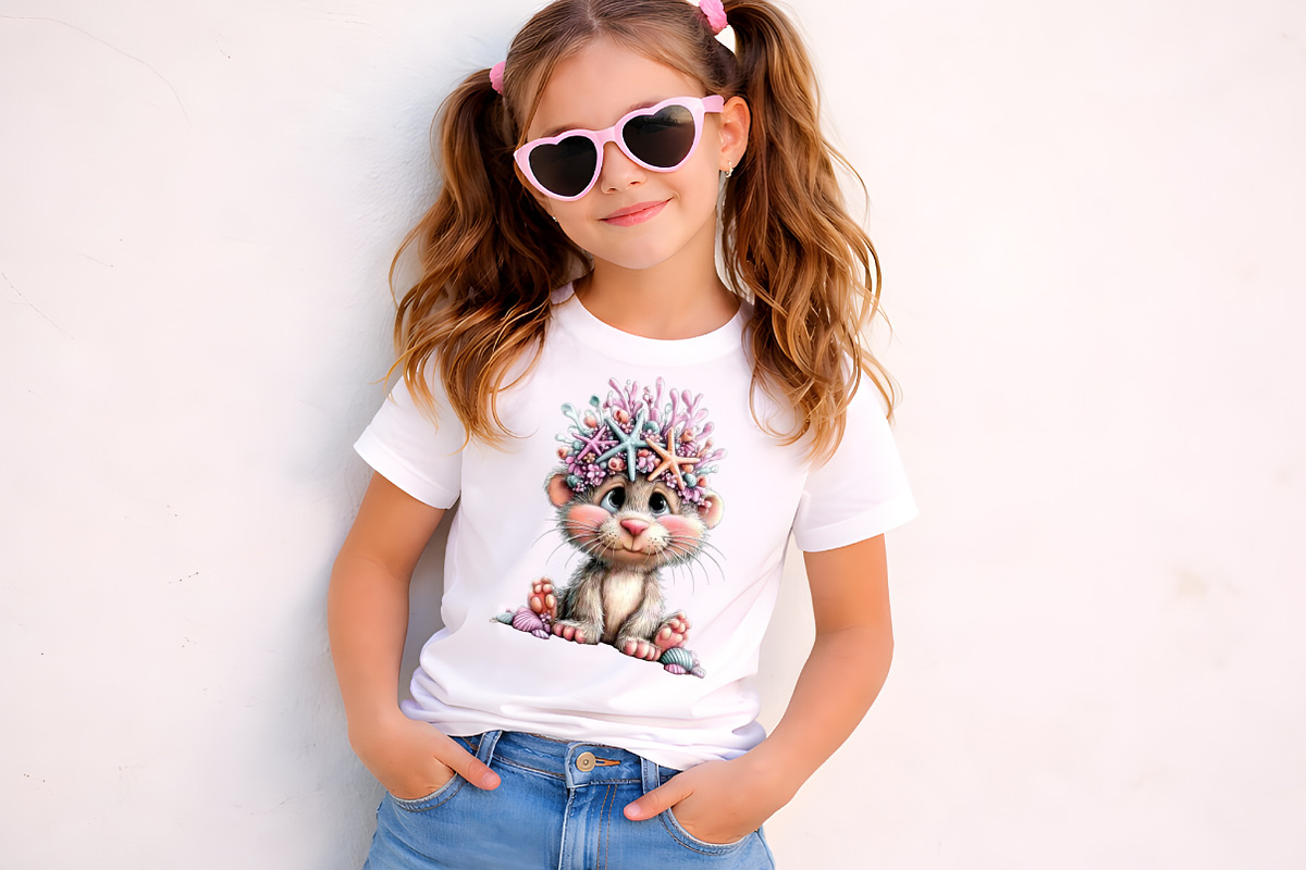Whimsical Summer Seal Clipart Bundle, an Illustration by Digital Artistic99 (Photo 7 of 11)