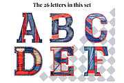 Denim PNG File Alphabet Letters, a Decorative Illustration by Creative Art By SamM (Thumbnail 3 of 10)