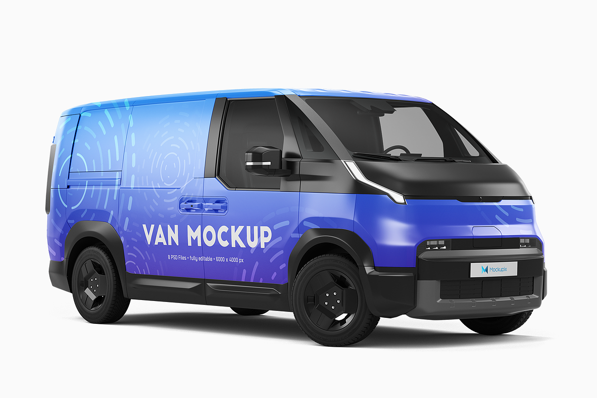 Van Mockup 37, an Advertising Mockup by Mockupix (Photo 6 of 12)